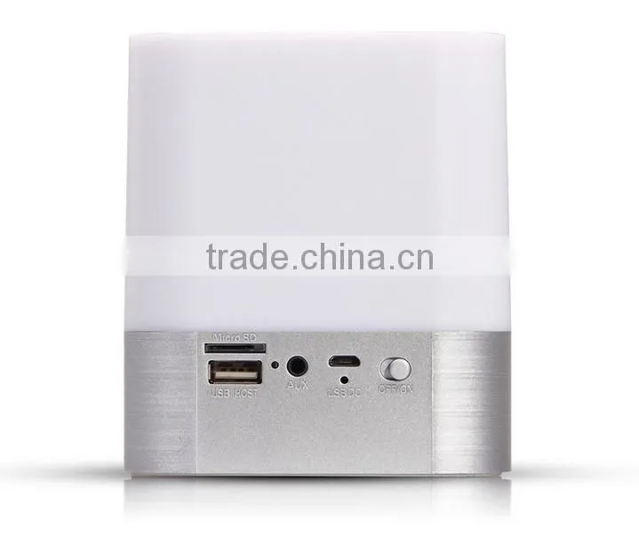led lamp with bluetooth speaker with Alarm clock