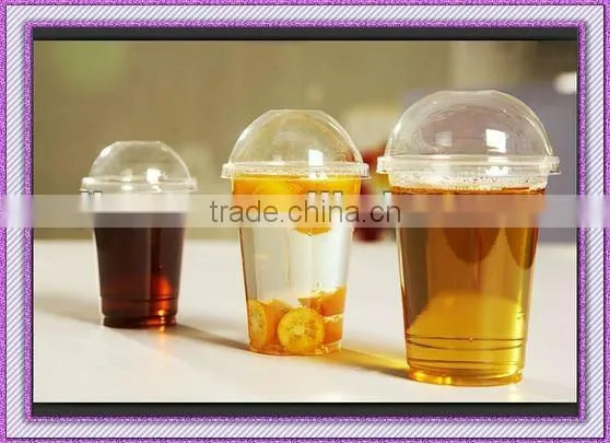 disposable clear 12oz beverage cup