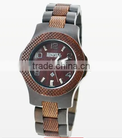 new fashion wooden watch, 100% natural watch wood, wooden wrist watch