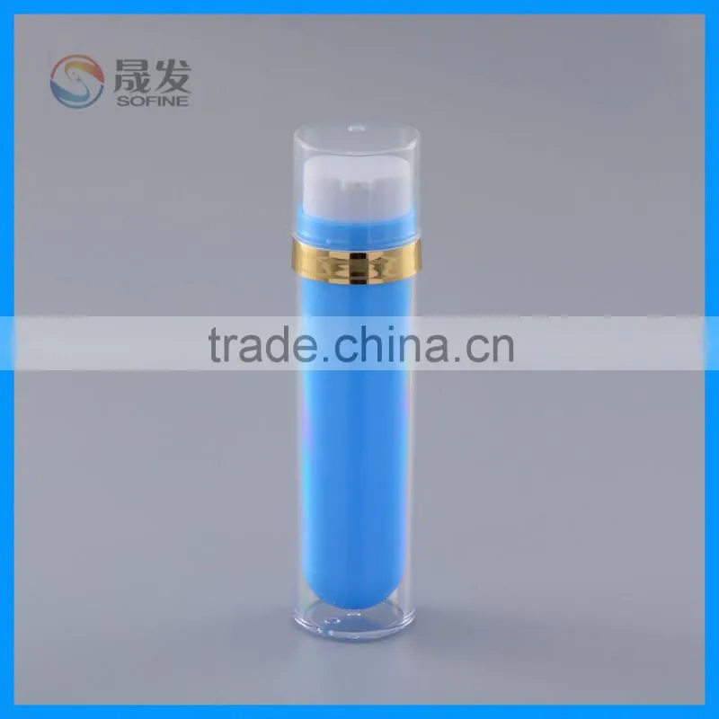 Factory directly supply round cosmetic lotion pump bottle