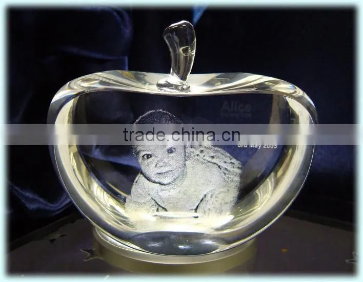 2016 Personal design block shape crystal paperweight