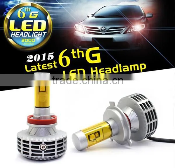 2015 Newest!!! led headlight lighting G6 car headlight 9005