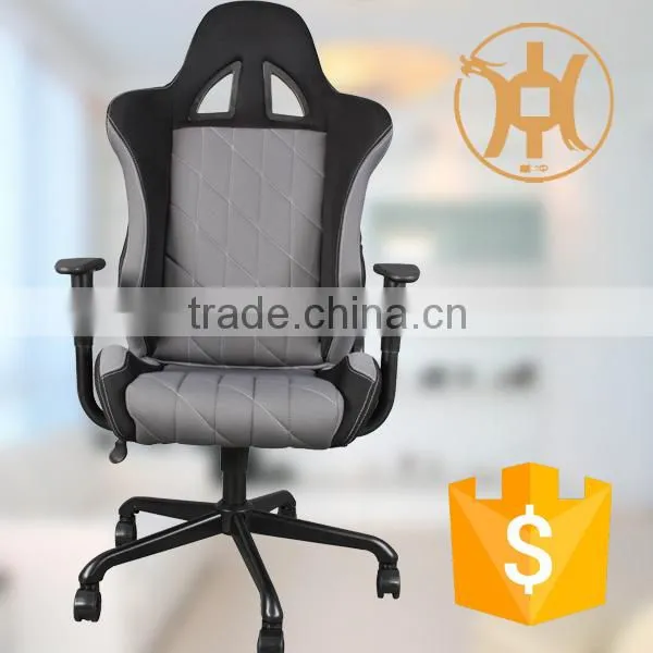 HC-R003 best grey fabric office racing chair on sale