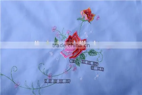 2015 new style bedding set polyester for sale with embroidered animal & flowers