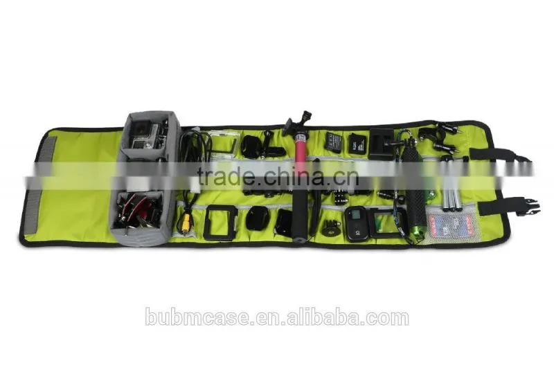 Nylon foldable Camera Carry Shoulder Bag with Go pro case