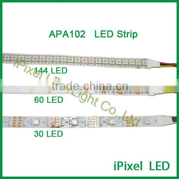 DMX led strip with 5050 LED chip,addressable rgb led strip,waterproof black strip light