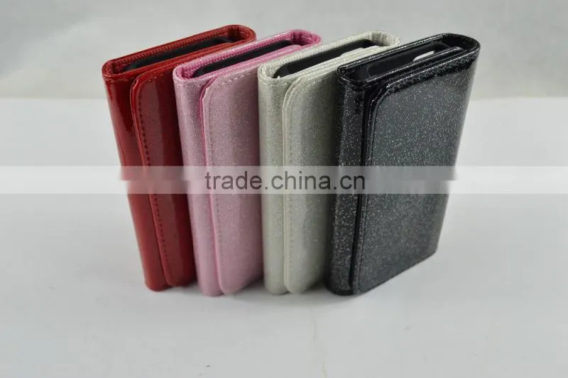 2016 Hot Sale PU Leather Case for iphone6 with triple-folded three times as fashion bag
