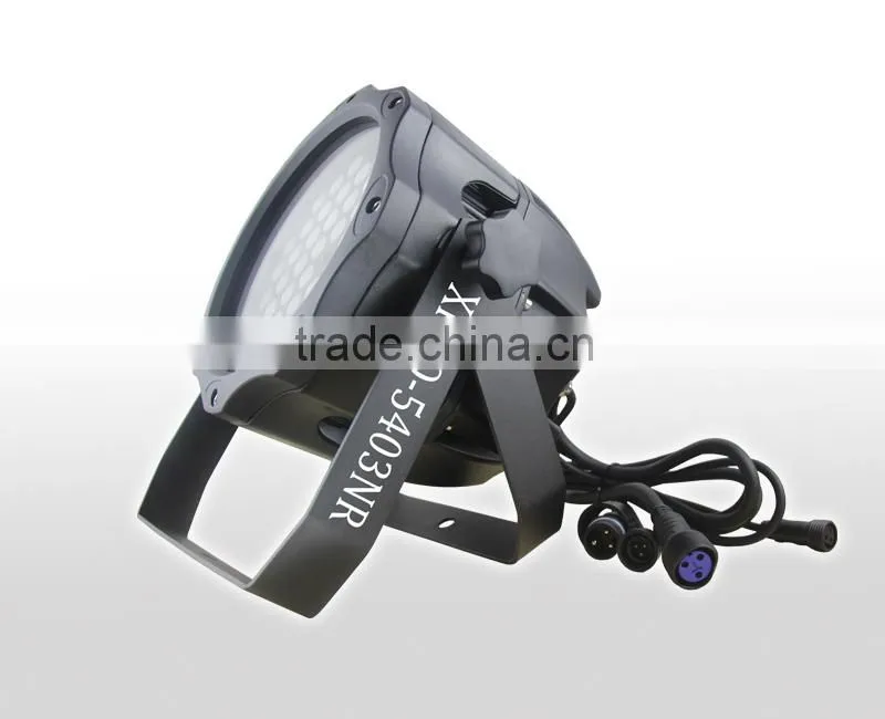 China supplier provide hot product 54 3w LED waterproof par light for 2015