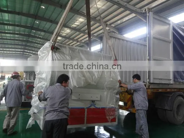 Double paddle shaft animal feed powder mixing machine