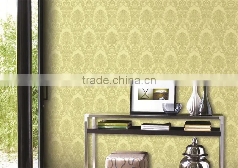 matte wallpaper european style wall paper for home/hotel /commerce/entertaiment