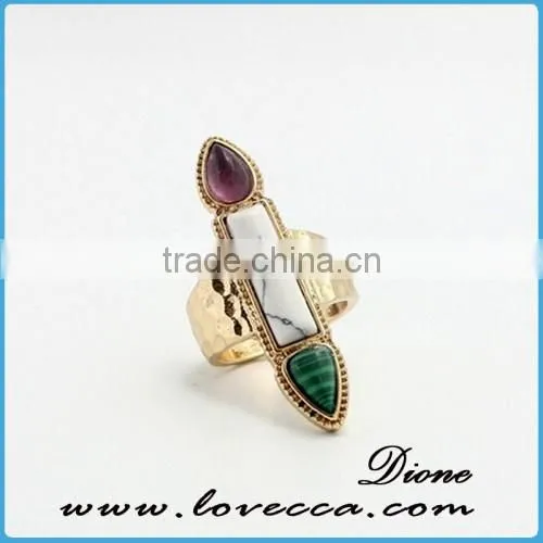 Fashion Infinity Ring With Cute Simple Gemstone