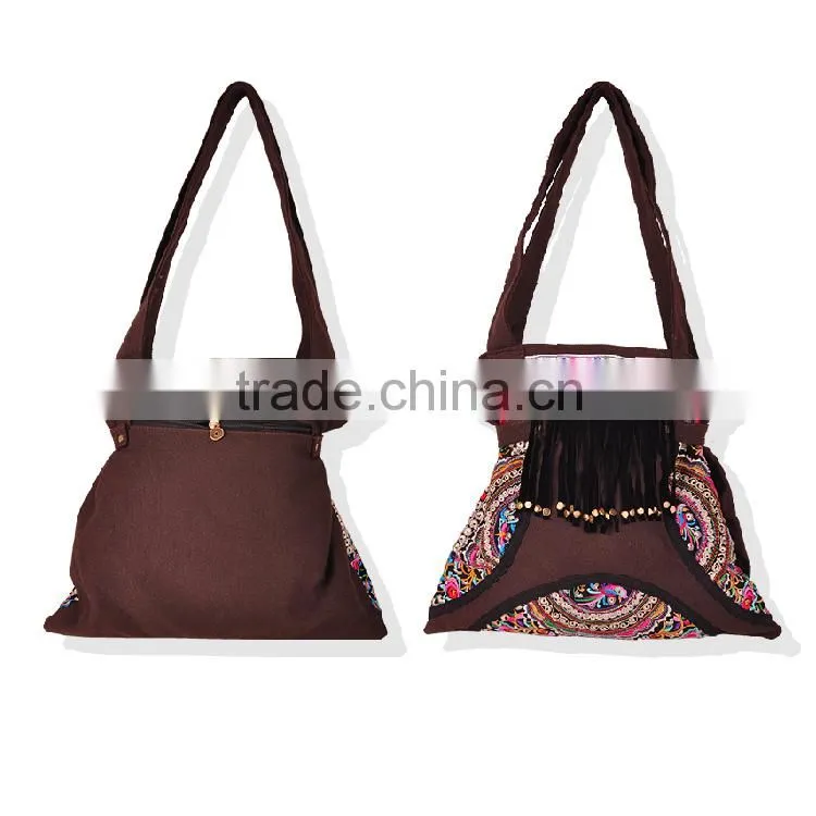 Cheap fashion shoulder bag for girls embroidery shoulder bag/messenger bags women