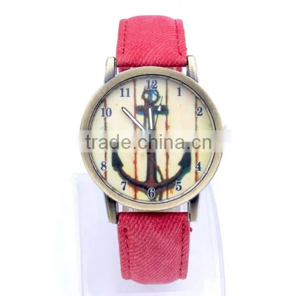 Wholesale Cheapest Price Retro Anchor Watch Design