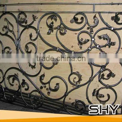railing decoration Wrought iron components