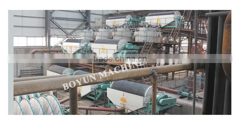 Wet Magnetic Drum Separator iron for ore slurry benification and separation