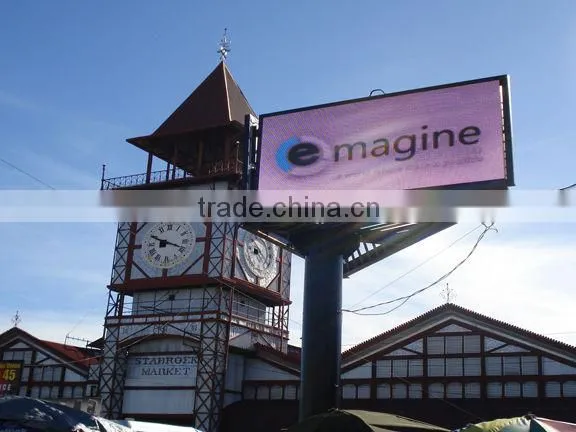 Electronic advertising signs triangle LED display