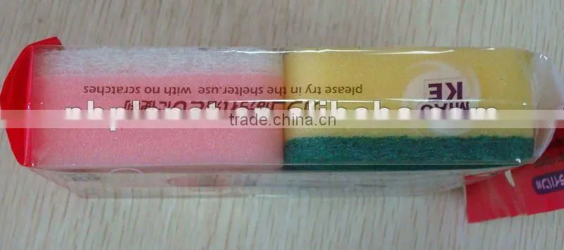 2PK SPONGE SCOURER PAD