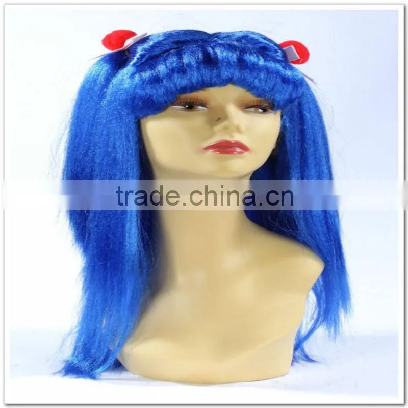 pink Long straight party wigs / cosplay for women