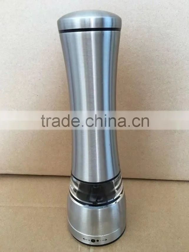 EC026AM stainless steel salt and pepper grinder set,salt and pepper mill