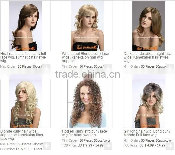 Alibaba wholesale long afro curly red synthetic hair wigs for black women