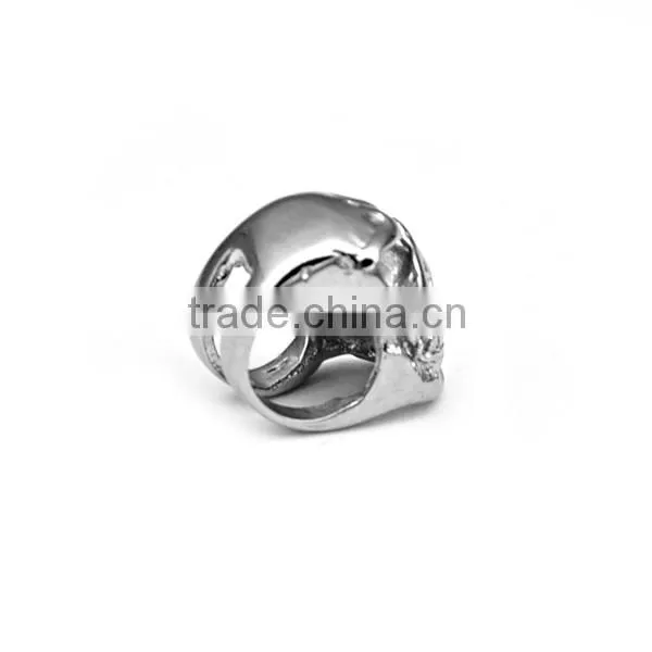 Fashion silver skull DIY jewelry accessories stainless steel beads for bracelet