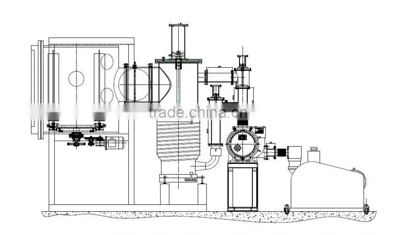 no pollution automatic cathodic arc pvd deposition coating machine for sale