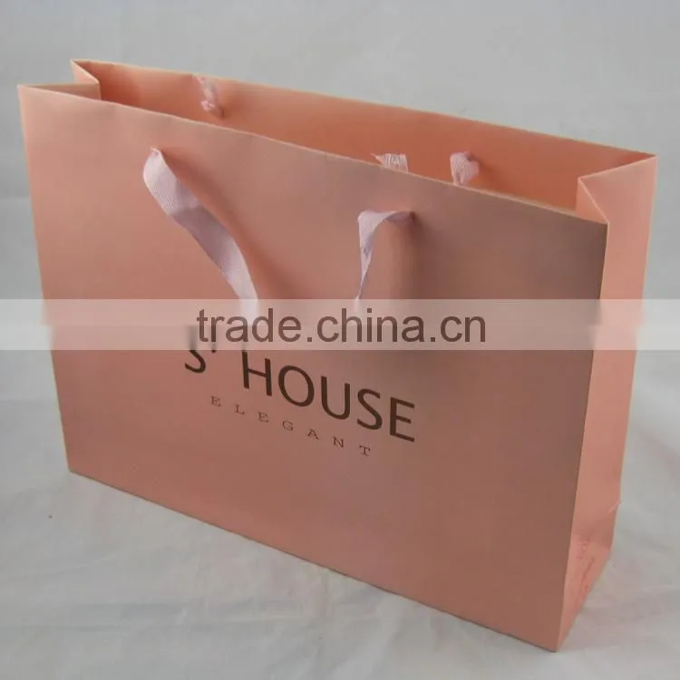 Custom logo print Environmental paper bag reticule bags