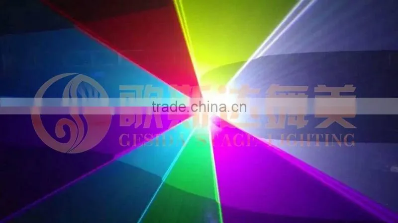 Guangzhou factory price 5w rgb laser light outdoor Christmas dj lighting