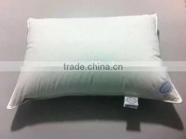 Cotton 30% White Goose Down filling weight 1KG Silver Pillow