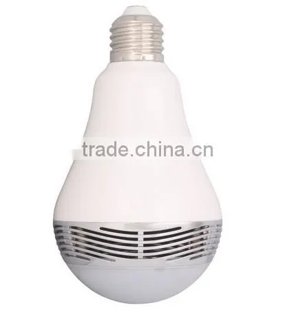 2016 New Arrival! Wireless 6w Power E27 LED RGB Bluetooth Speaker Bulb Light Lamp Music Playing