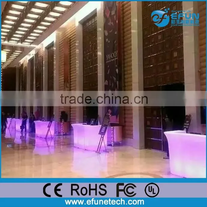 modern led furniture set ,illuminated led glowing counter for restaurant