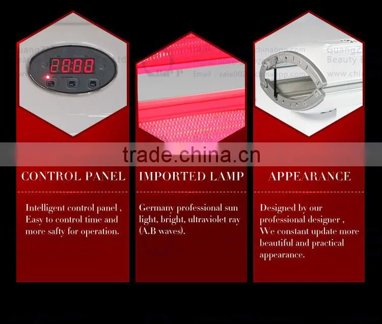 Free shipping body healthy solarium bed