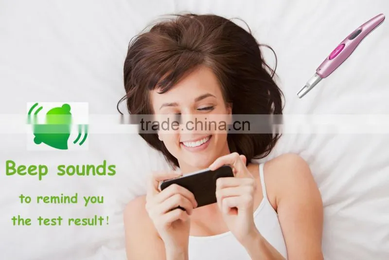 Digital pregnancy test with beeper function