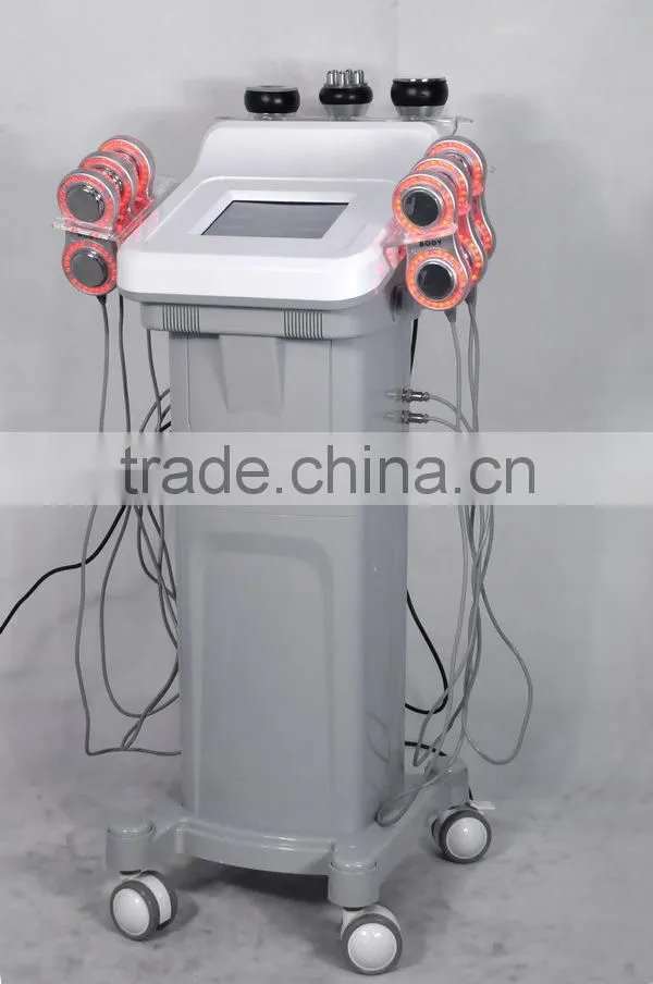 Ultrasound Cavitation System Vacuum RF body Slimming Machine, Fat Cracking Vibration Cellulite Machine LK-500