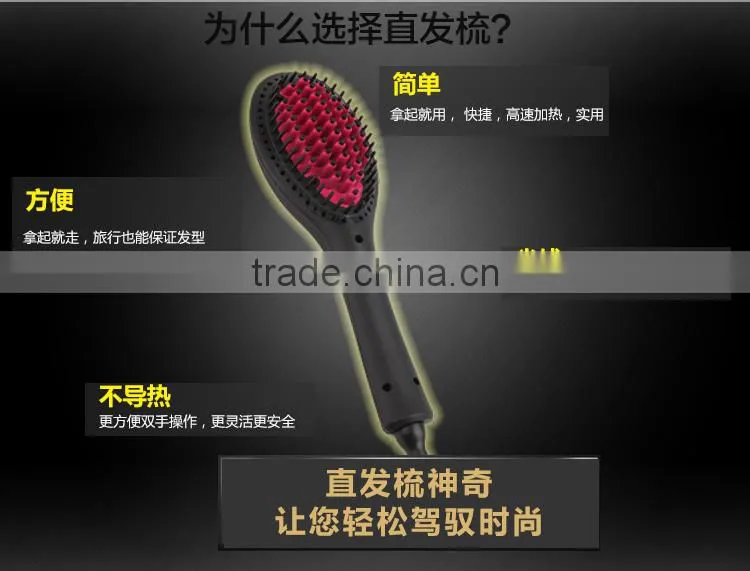 New Hot Electric straightening hair brush coloring brush comb AU EU UK USA PLUG
