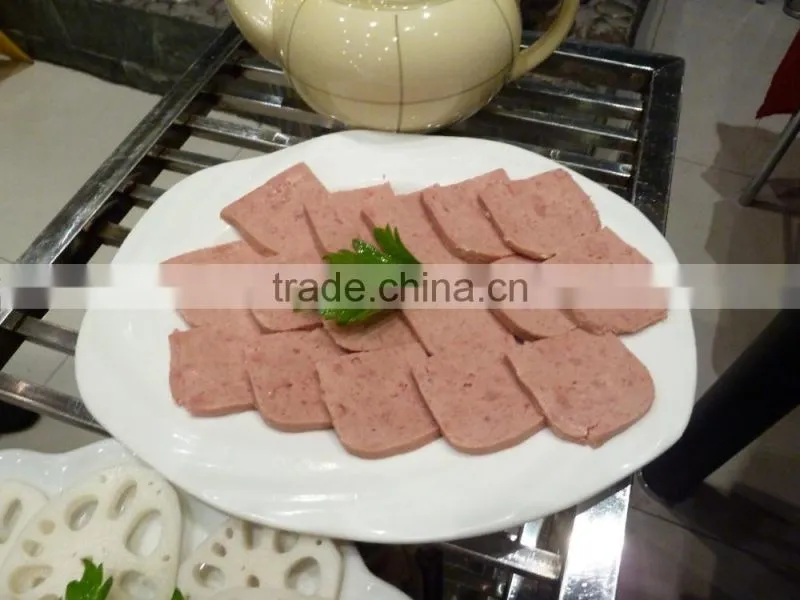 canned pork, canned luncheon meat, canned meat from Big supplier