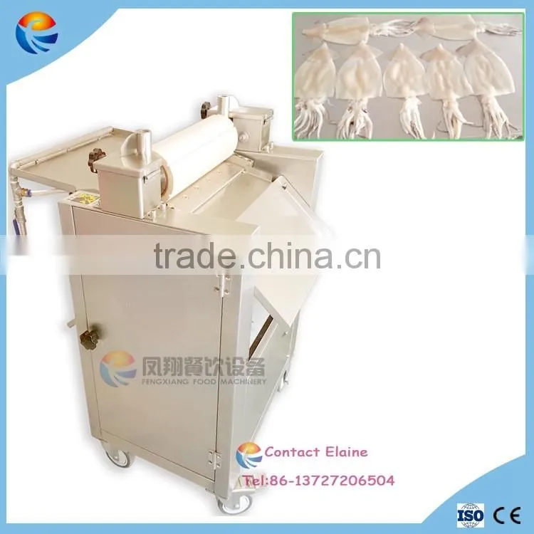 Industrial Automatic Squid Fish Skinning Skinner Machine
