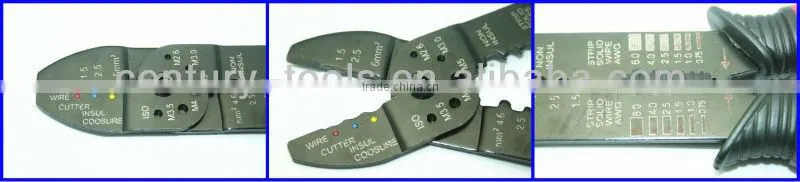 carbon alloy wire stripper plier perforating hand tools