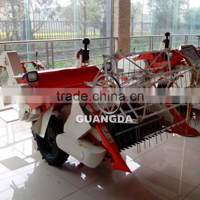 10hp mini wheat combine harvester