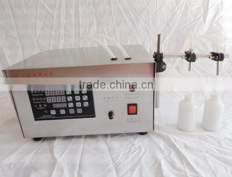Electric High accuracy Small Dose 10ml double nozzle liquid Smoking Oil filling machine