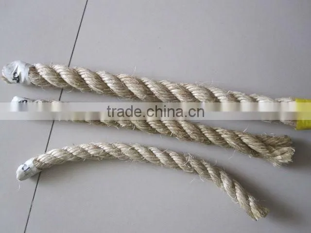 Sisal braided rope natural color