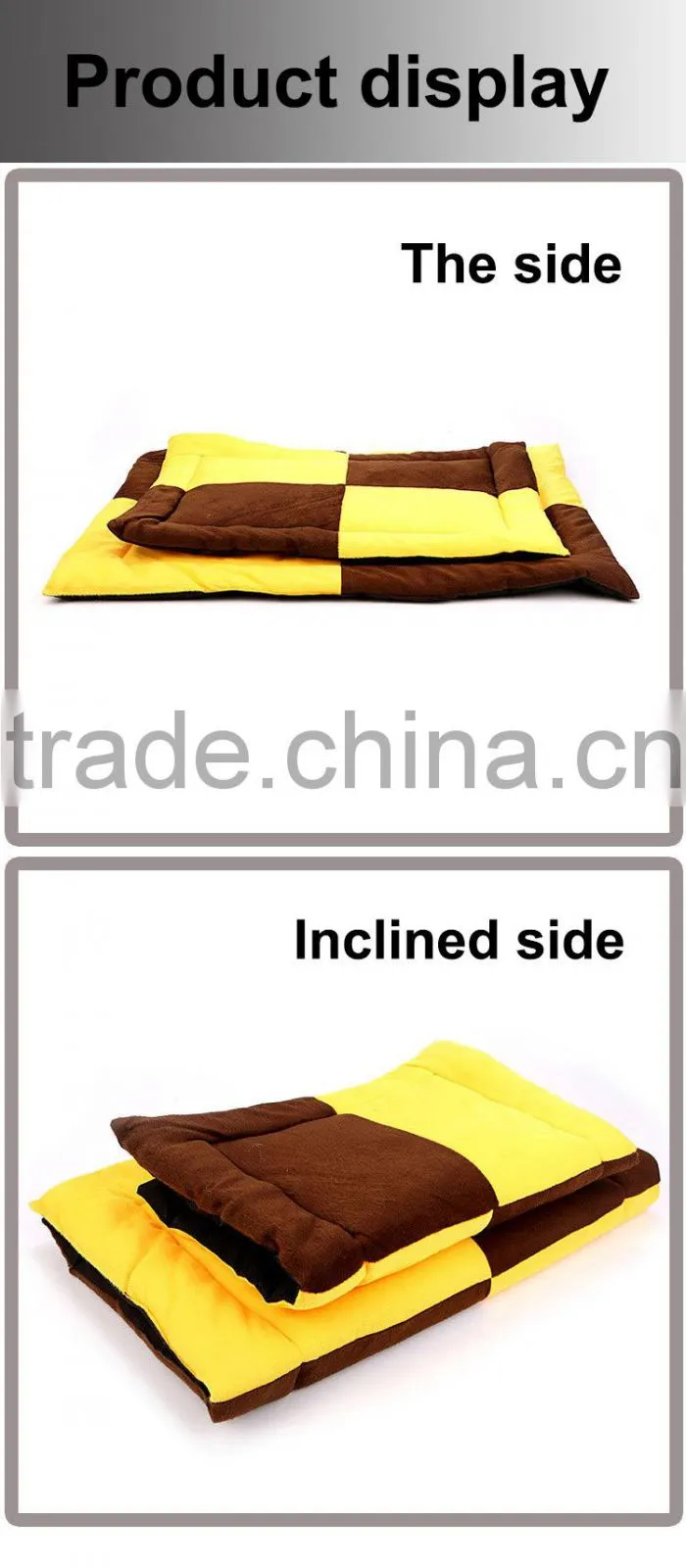 Low MOQ cozy luxury corduroy pet cushions