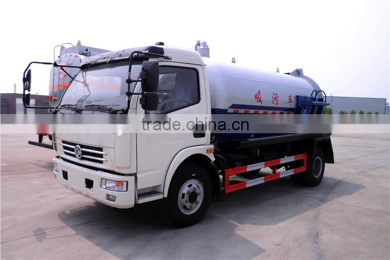 LHD ro RHD 6000l sewag vacuum tank truck for sale