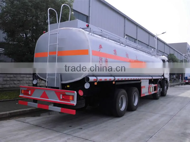 Dongfeng 8x4 truck fuel tank from hubei factory with 30cbm capacity