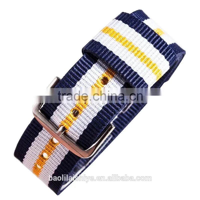 2016 Hotsale fashion 26mm nato strap/nylon watch strap