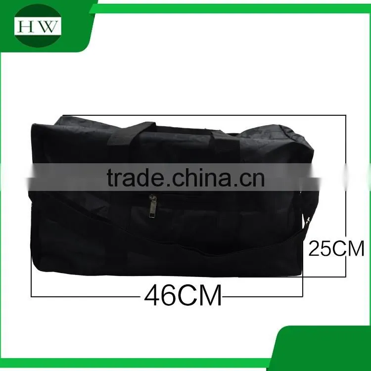 The customized shape portable and folding nylon outdoor sport travel bag