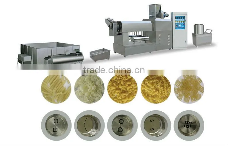 Automatic macaroni italy pasta/spaghetti pasta making machine skype:sherry1017929