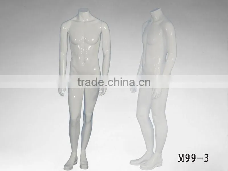 Factory price virtual headless display male mannequin with shoes