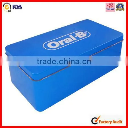 factory custom print rectangle wine tin box