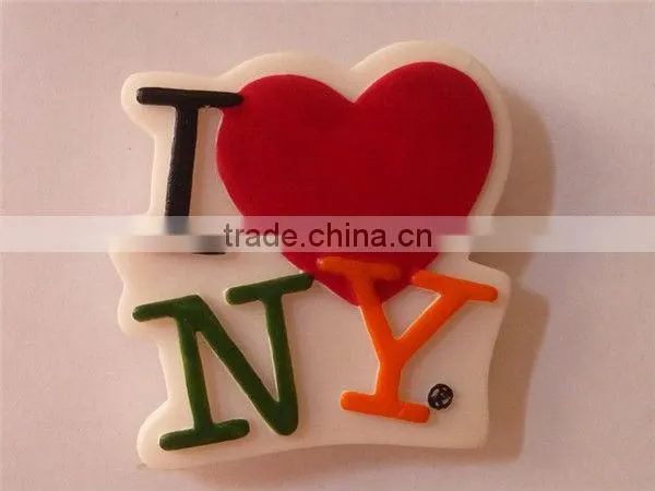 PVC promotional cities fridge magnet